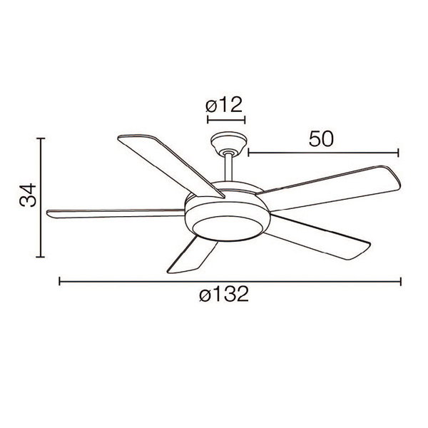 Deckenventilator 'Randy WH'