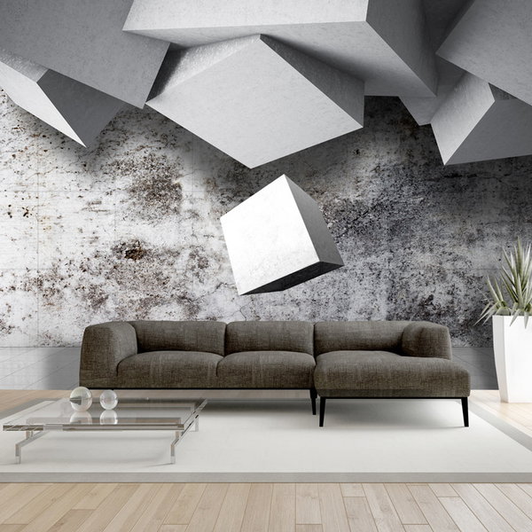 Papel de parede 'Geometric rain'