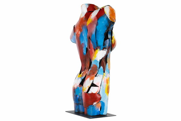 Metall Skulptur 'Unter der Haut' 75x43x20cm