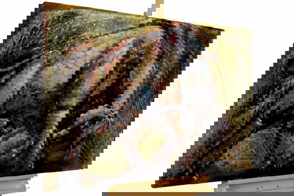 Arte contemporáneo producido a mano