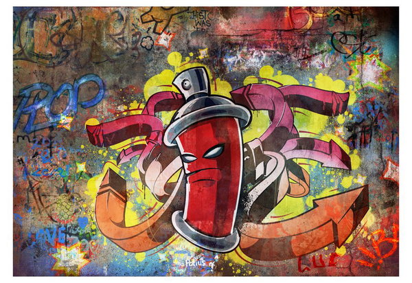 Tapete 'Graffiti monster'
