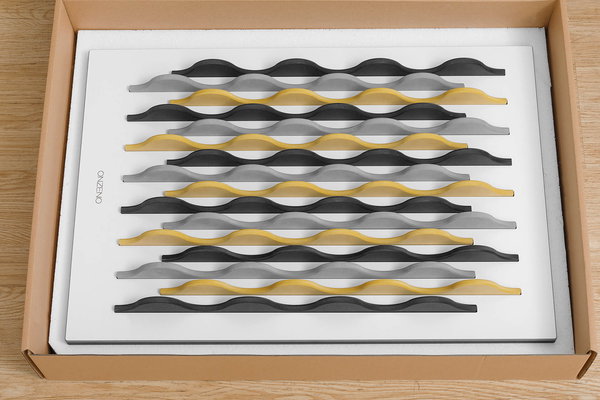 Holzbild 3D 'The Combination' 45x65x1,5cm