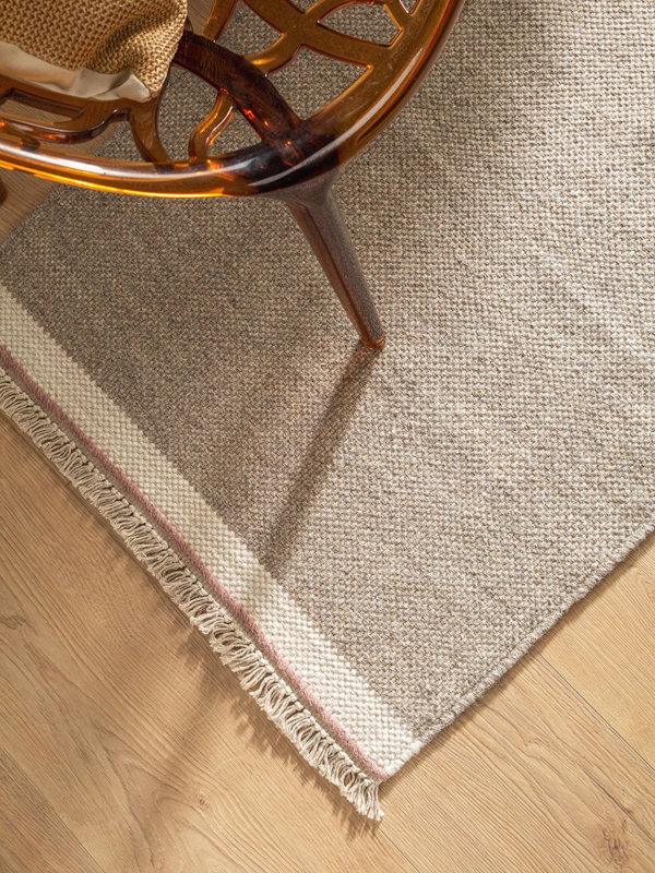 Design Wollteppich Karla Grau