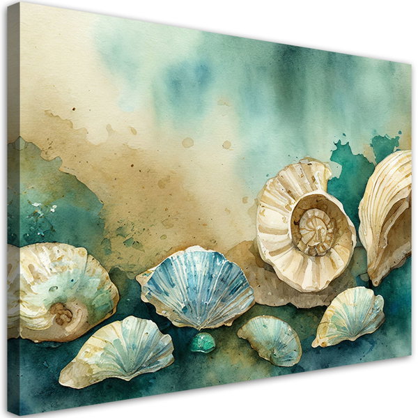 Kunstdruck auf Leinwand 'Ocean Echoes 1'