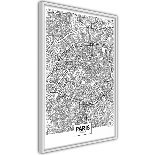 Poster 'City Map: Paris'