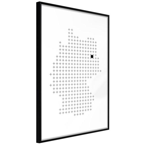 Poster 'Pixel Map of Germany'