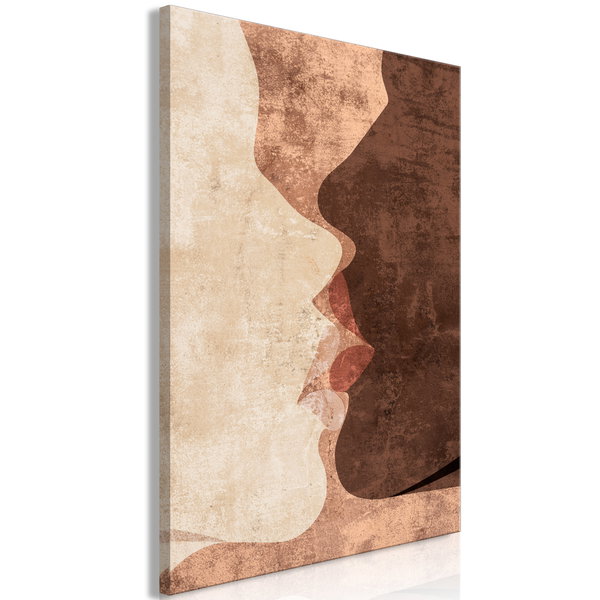 Kunstdruk op canvas 'Unearthly Kiss Vertical'