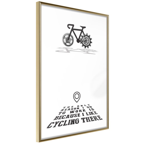 Poster 'I like Cycling'