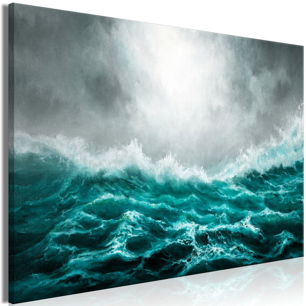 Kunstdruk op canvas 'Restless Ocean Wide'