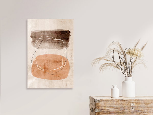 Kunstdruck auf Leinwand 'Vibrating Figures Vertical'