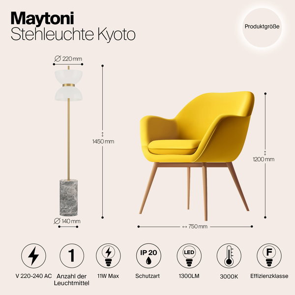 Lampada da Terra 'Kyoto'