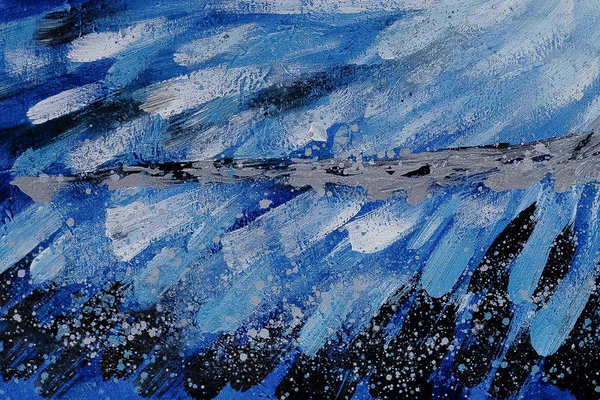 Pintura aplicada con generosidad
