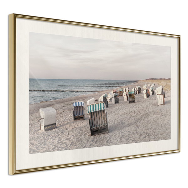 Poster 'Baltic Beach Chairs'