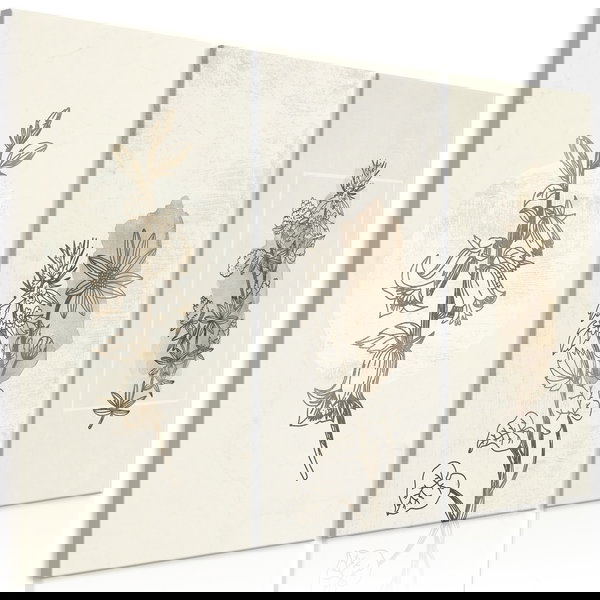 Umjetnički print na platnu 'Herbarium (3 Parts)'