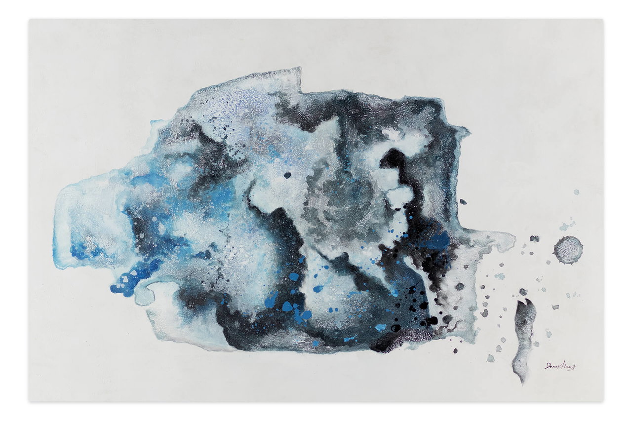 Schilderij 'Soul of the Universe' | Handgeschilderd unicum 180x120cm komt in de ruimte goed tot zijn recht.