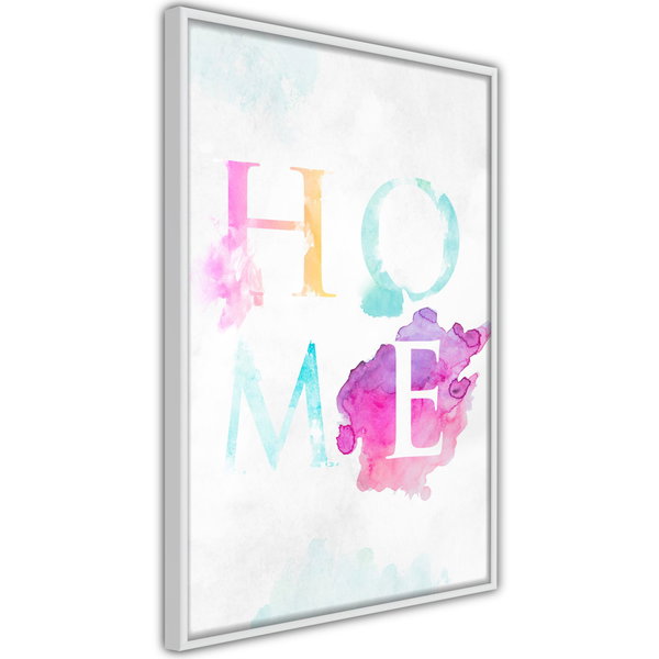 Poster 'Rainbow Home'