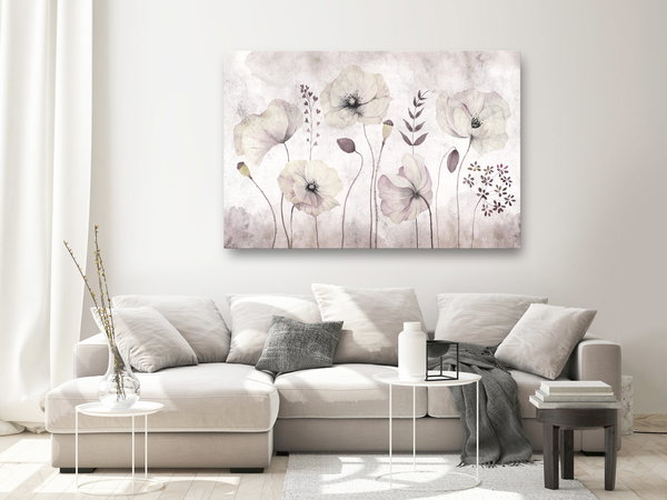 Kunstdruck auf Leinwand 'Floral Moment Wide'