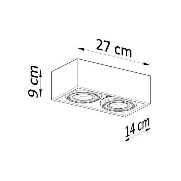 Deckenleuchte „QUATRO 2“