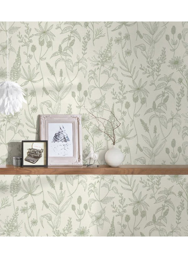 Tapete 'Leafy Harmony' 53x1005cm