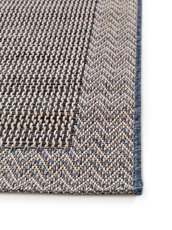 Design In- &amp; Outdoor-Läufer River Beige/Blau