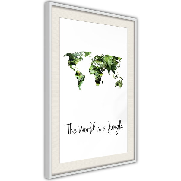 Poster 'We Live in a Jungle'