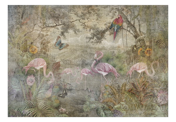 Selbstklebende Tapete 'Wild Fauna and Flora'