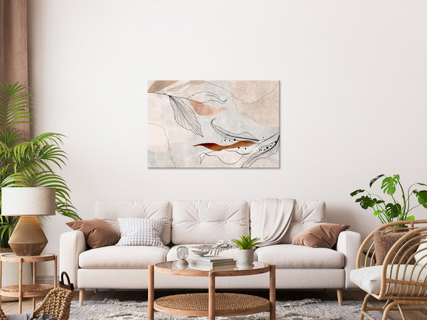Kunstdruck auf Leinwand 'Evening Time Wide'