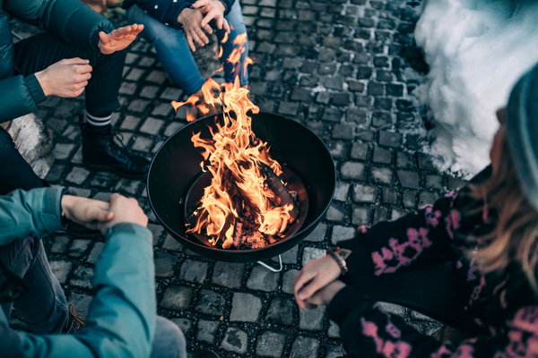 BOWL Feuerschale mit Dreibein