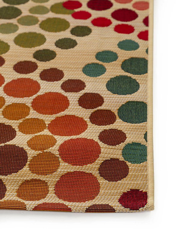 Design In- &amp; Outdoor-Teppich Artis Beige/Bunt