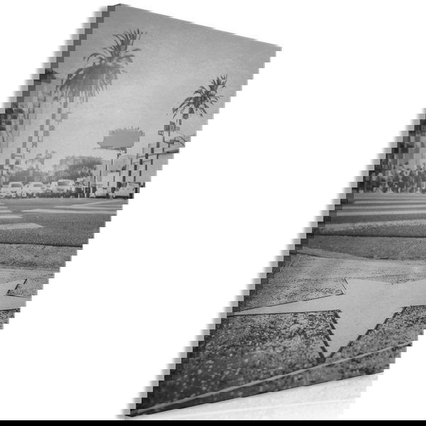 Kunstdruk op canvas 'Avenue of the Stars Vertical'