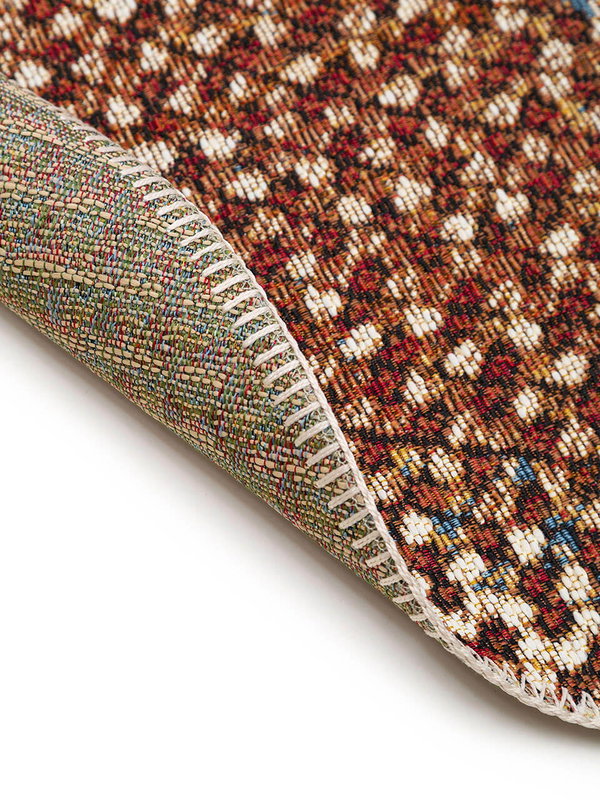 Design In- &amp; Outdoor Runder Teppich Kenya Bunt