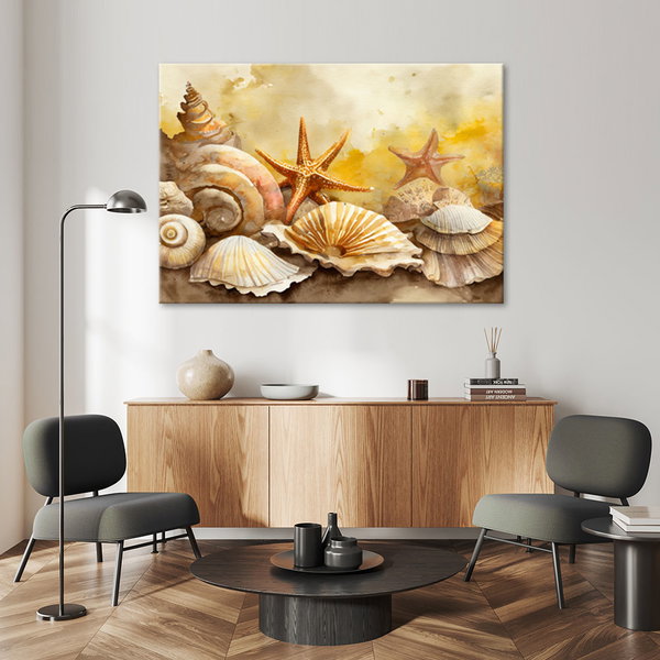 Kunstdruck auf Leinwand 'Under the Sea Serenade 2'