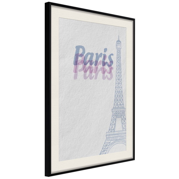 Poster 'Pastel Paris'