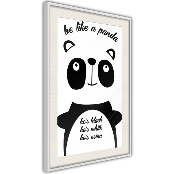 Poster 'Be Like a Panda'