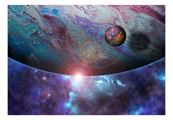 Selbstklebende Tapete 'In Orbit'