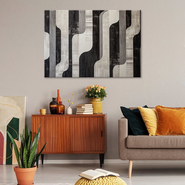 Kunstdruck auf Leinwand 'Urban Waves'