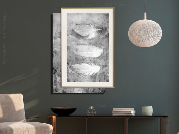 Poster 'Delicate Feathers'