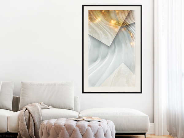 Poster 'Wavy Surface'