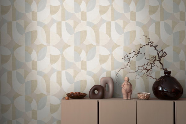 Tapete 'Geometric Flow' 53x1005cm
