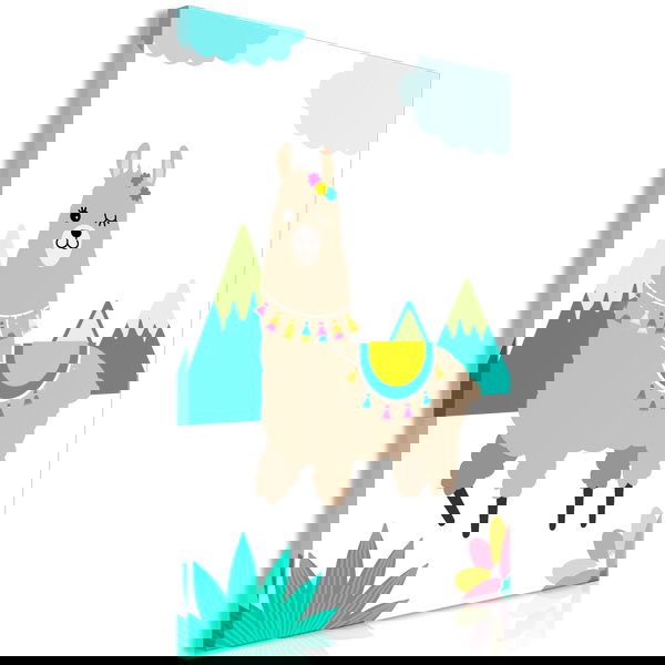 Impressão em tela 'Unusual Lama'