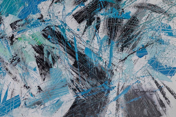 Großzügig aufgetragene Farben