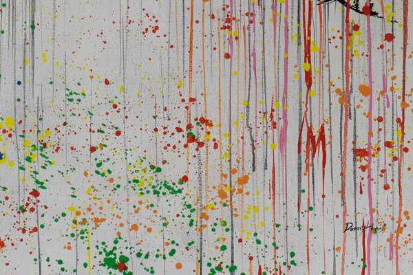 Großzügig aufgetragene Farben