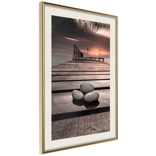 Poster 'Stones on the Pier'