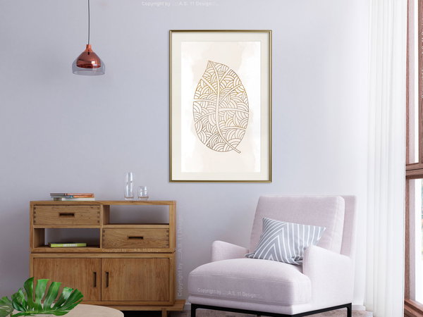 Poster 'Leaf Veins'