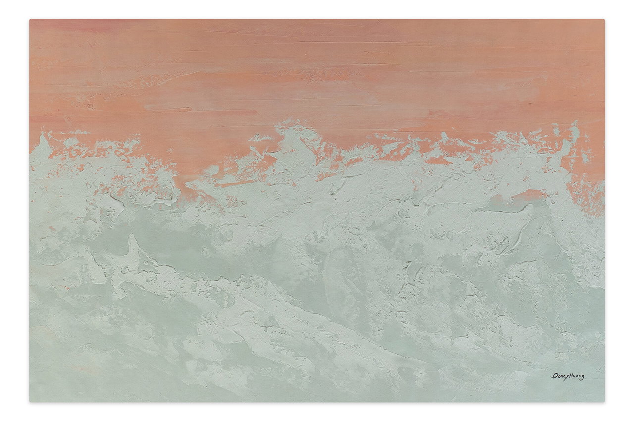 Olieverf schilderijen 'Sky above the Clouds' | Handgeschilderd unicum 180x120cm komt in de ruimte goed tot zijn recht.