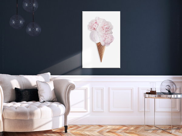 Kunstdruck auf Leinwand 'Flower Flavor Vertical'