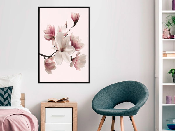 Poster 'Blooming Magnolias I'