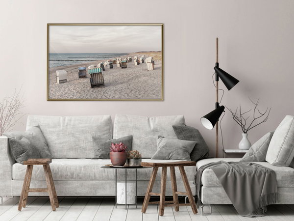 Poster 'Baltic Beach Chairs'