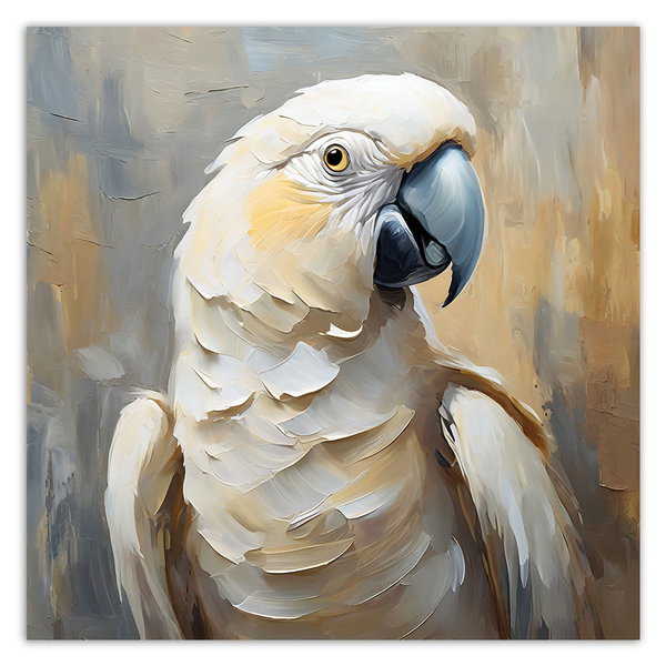Kunstdruck auf Leinwand 'Cockatoo Portrait'
