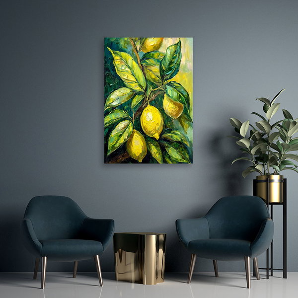 Kunstdruck auf Leinwand 'Lemon Grove Harmony 1'